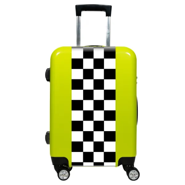 Valise Petit_damier_noir