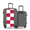 Valise Damier_rouge Gris