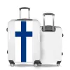 Valise Drapeau_Finlande Blanc