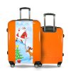 Valise Père_Noël_avec_son_renne Orange