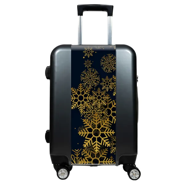 suitcase golden flakes