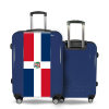 Valise Drapeau_République_Dominicaine Bleu