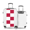 Valise Damier_rouge Blanc