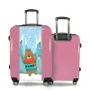 Valise Ours_sous_la_neige Rose