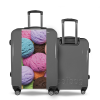 Valise Boules de glace Gris