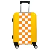 Valise Petit_damier_orange Jaune