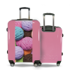 Valise Boules de glace Rose