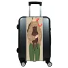 Valise Fille_Avec_Chat Gris