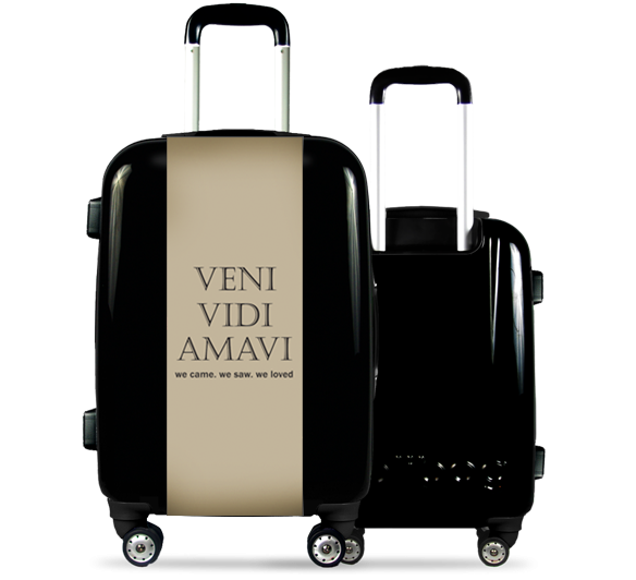 Black Suitcase Veni Vidi Amavi