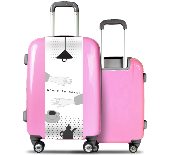 Pink Suitcase Where To Next