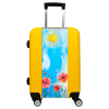 Suitcase red flowers