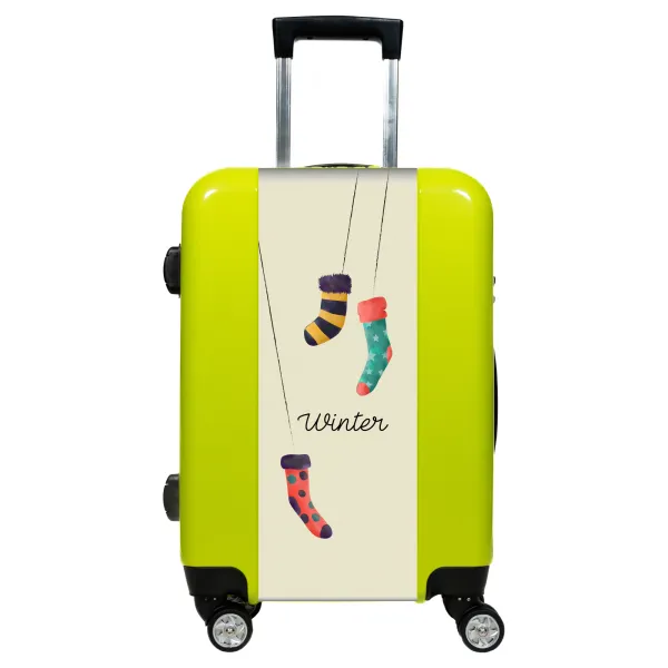Valise Chaussettes de Noël