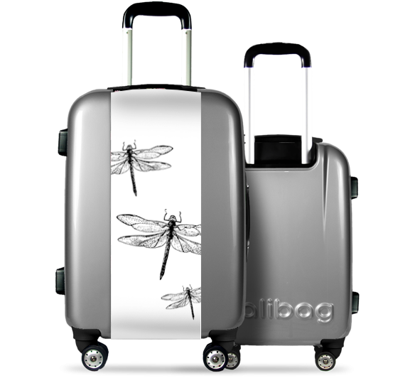 Grey Suitcase Dragonflies