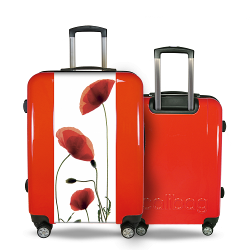 Valise Valise Herbier coquelicot