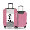 Valise Femme_à_Chapeau Rose