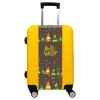 Valise Sapins_de_Noël_multicolores Jaune