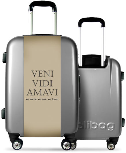 Grey Suitcase Veni Vidi Amavi