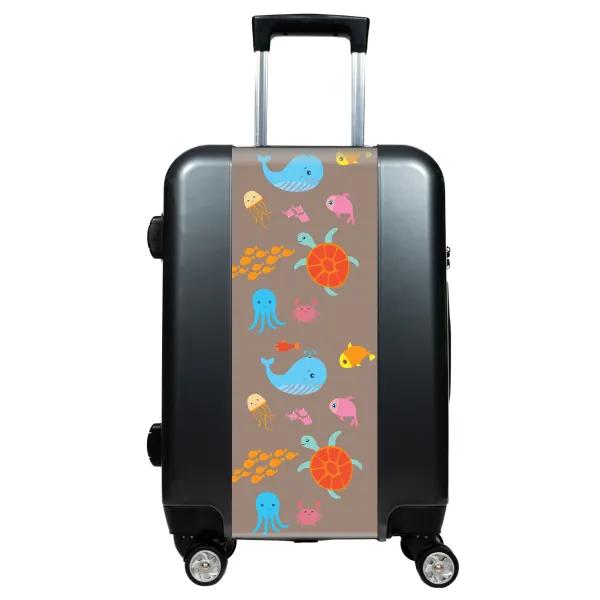 Suitcase funny sea