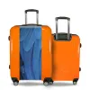 Valise Plume bleue Orange