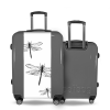 Valise Libellules Gris