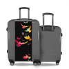 Valise Oiseaux_Multicolores Gris