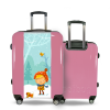 Valise Enfant_sous_la_neige Rose