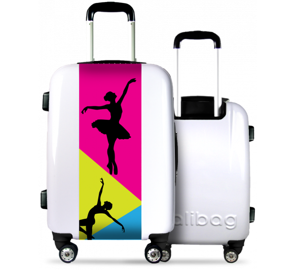 White Suitcase Ballerina