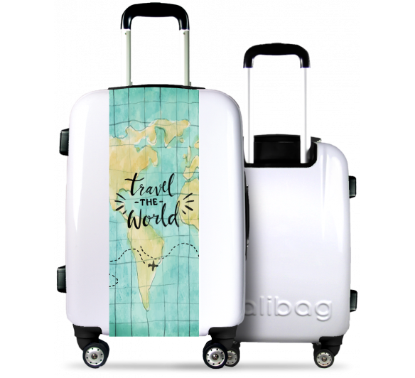White Suitcase Travel Card