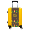 Valise Sapins_de_Noël_multicolores Jaune