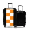 Valise Damier_orange Noir