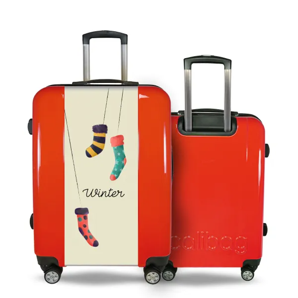 Valise Chaussettes de Noël