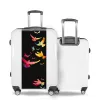 Valise Oiseaux_Multicolores Blanc