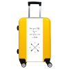 Valise Live_Your_Life Jaune