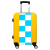 Valise Damier_bleu Jaune