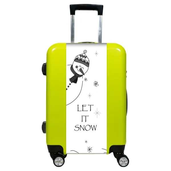 Suitcase Let it snow