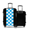 Valise Petit_damier_bleu