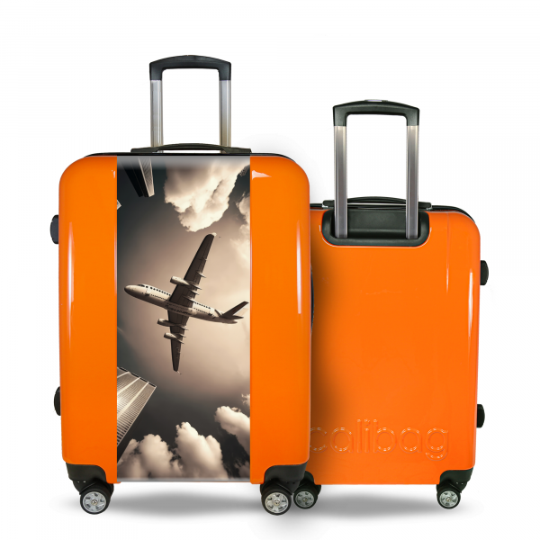Valise Avion et Gratte-ciel sur valise