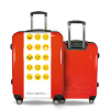 Valise Smileys Rouge