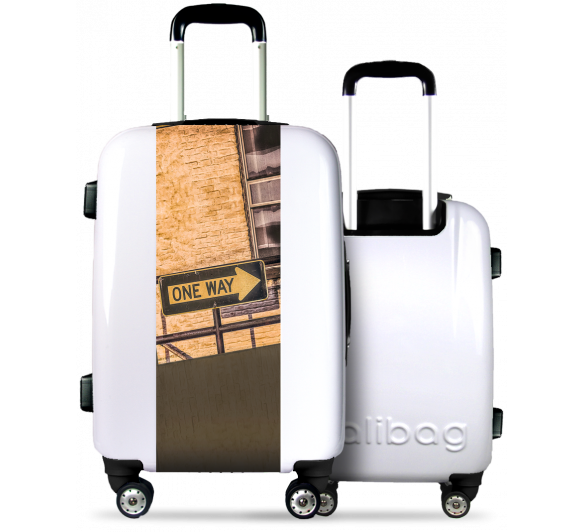 White Suitcase One Way