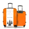 Valise Joyeux_Noël_en_Neige Orange